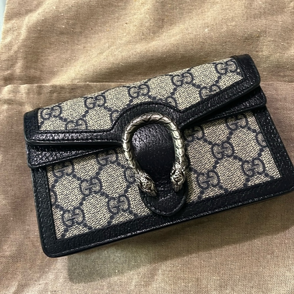 Blue Gucci bag